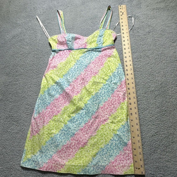 Lilly Pulitzer Women's Spaghetti Straps‎ Mini Dress Floral Multicolor Size 6 - Picture 4 of 6